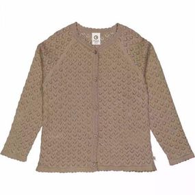 Підлітковий кардиган для дівчинки Green Cotton 140 см Бежевий (25111279)
