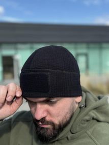 Шапка Helikon Range Beanie Grid Fleece - Black.