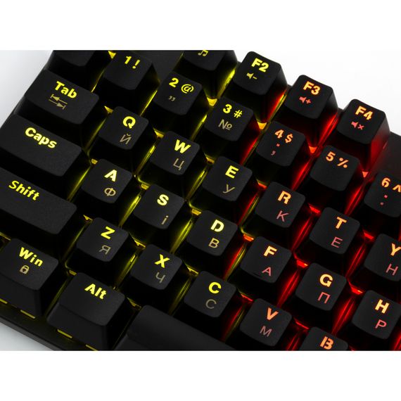 Клавіатура Vinga KBGM-101 LED Red Switch USB Black (KBGM-101 Black) | Зображення 7