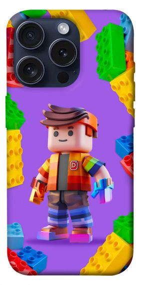 Чохол з картинкою Colorful constructor для Apple iPhone 15 Pro (6.1")