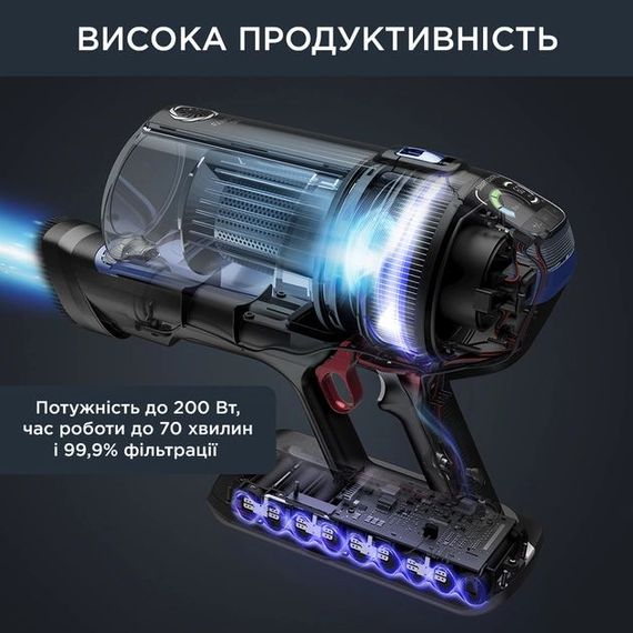 Аккумуляторный пылесос Rowenta X-Force Flex 14.60 Auto Aqua RH99C0WO (RH99C0WO) | Зображення 9