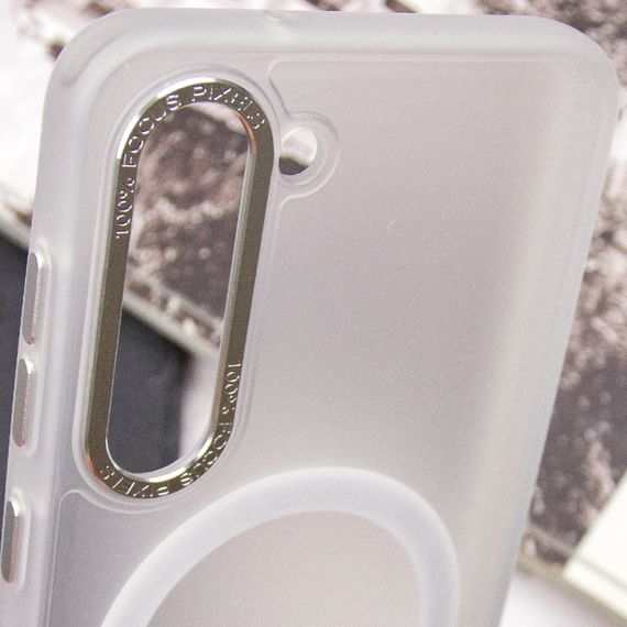 Чохол TPU Lyon frosted with MagSafe для Samsung Galaxy S23 White | Зображення 5