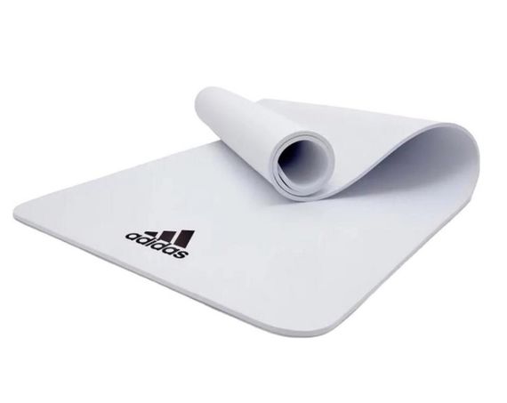 Килимок для йоги Adidas Yoga Mat білий Уні 176 х 61 х 0,8 см ADYG-10100WH