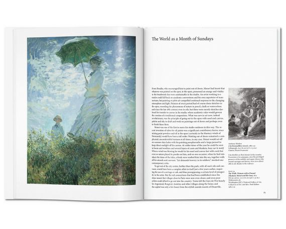 Клод Моне книги про життя великих художників Monet. Christoph Heinrich, Taschen Подарункові книги про мистецтво | Зображення 2