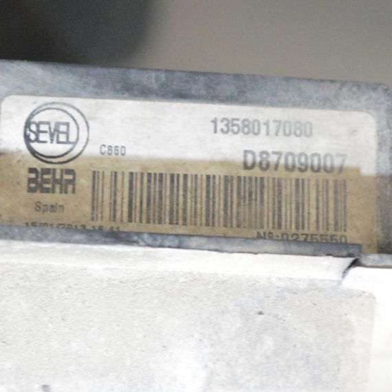 Вентилятор радіатора Fiat Ducato 2006-2014 Дифузор вентилятора радіатора Фіат Дукато 1358017080 | Зображення 3