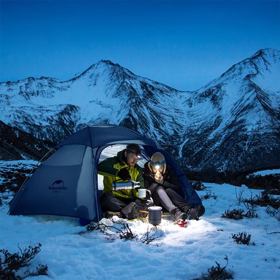 Намет двомісний зі сферичним куполом Naturehike Cloud Peak 2 NH19K240-Y, 15D, темно-синій | Зображення 7