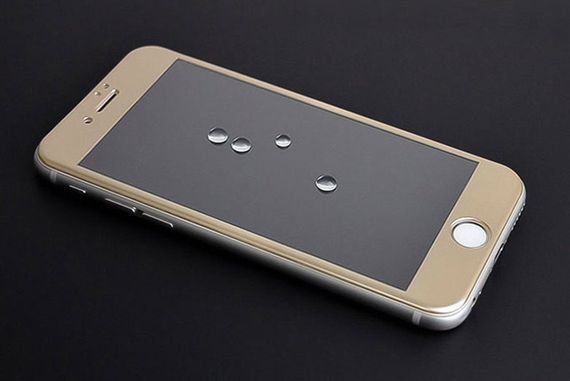 Full Cover захисне скло для iPhone 7 Plus / iPhone 8 Plus - Gold | Зображення 1
