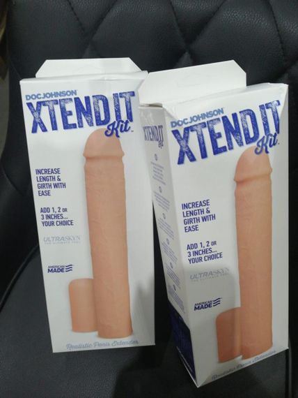 Насадка на член Doc Johnson Xtend It Kit White (мятая упаковка!!!) sexstyle | Зображення 1