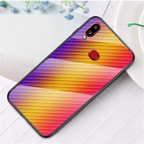 TPU+Glass чохол Twist для Samsung A10s Помаранчевий | Зображення 1