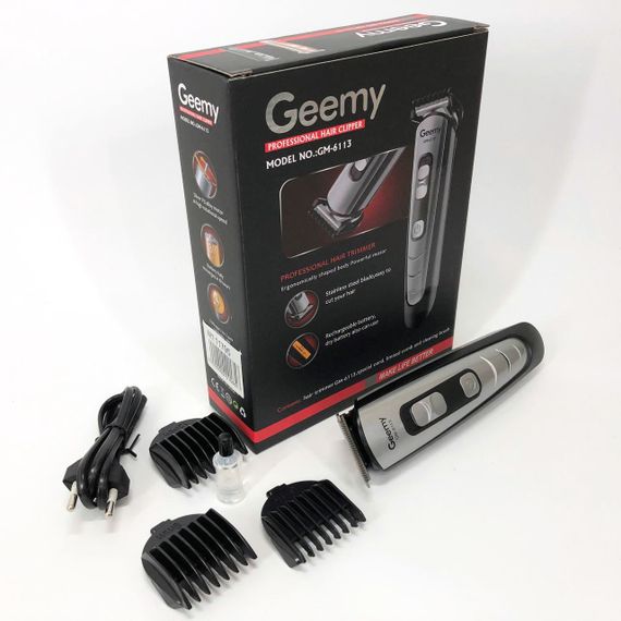 Тример для бороды Gemei GM-6113, Машинка для OT-289 стрижки мужская | Зображення 6