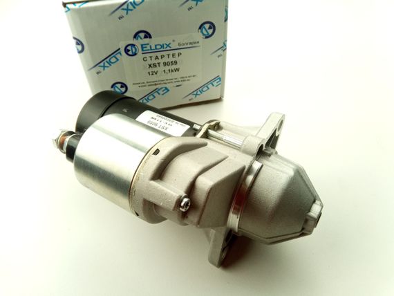 Стартер Lanos 1.5-1.6 на пос. магнітах з редуктором, Eldix (ELD-XST-9059) 1,1 kW Z9 (96208781)