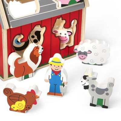 Розвиваюча іграшка Melissa&amp;Doug дерев&apos;яний сортувальний сарай (MD30149) | Зображення 4