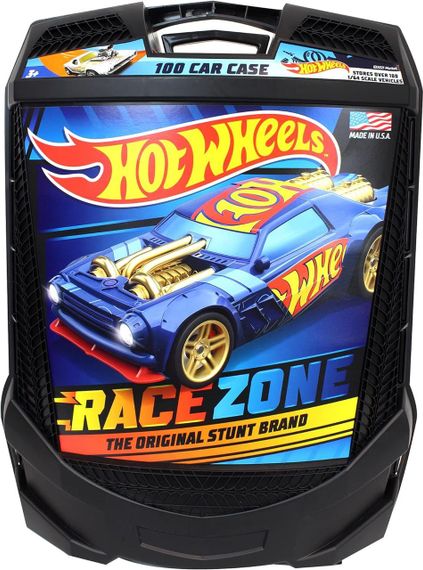 Кейс Хот Вилс. Чемодан для хранения 100 машинок Hot Wheels 100 Car Rolling Storage | Зображення 1