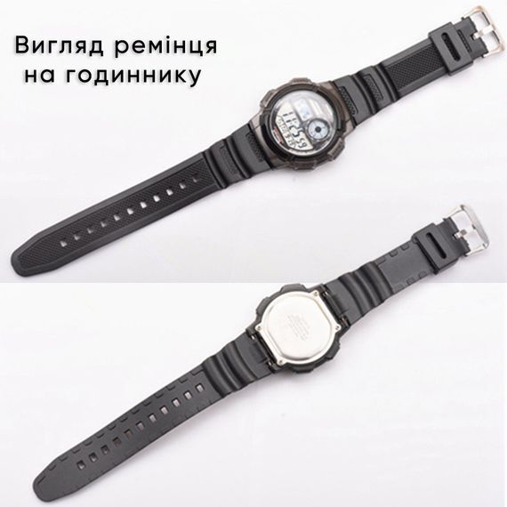 Ремешок для Casio G-Shock AE-1000/1200 Army Green SI | Зображення 4