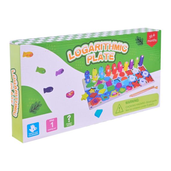 Дерев'яна іграшка Центр розвиваючий C9426 вкладиші, пірамідки, риболовля | Зображення 3