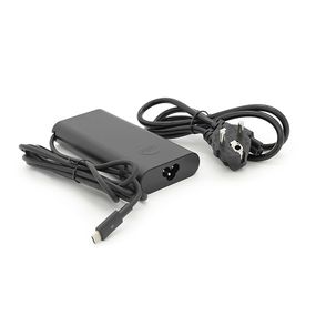 Блок живлення MERLION для ноутбука DELL 130W штекер Type-C, довжина 0,9м + кабель живлення