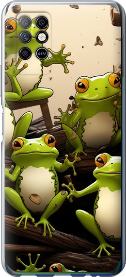 Чехол на Infinix Note 8 Жабки "5656u-2710-17620"