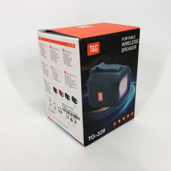 Портативная Bluetooth колонка TG339 5W с RGB подсветкой. BC-146 Цвет: зеленый