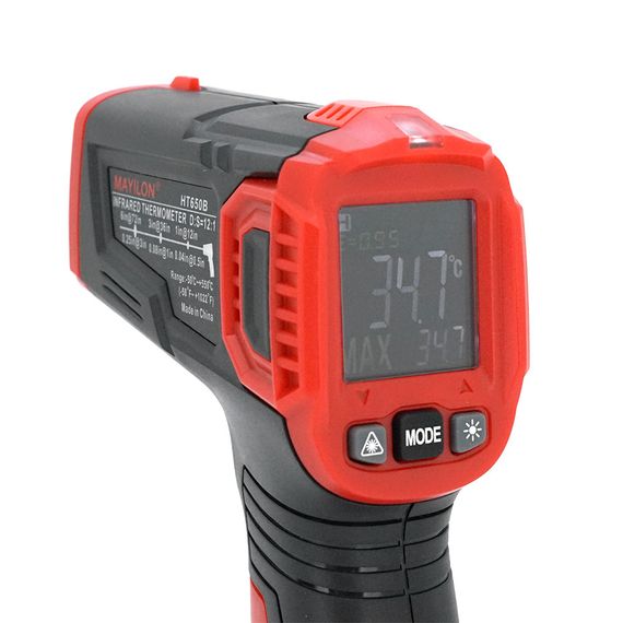 Інфрачервоний термометр Mayilon HT-650B, Black | Зображення 4