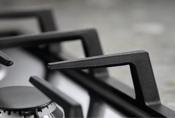 Варочная поверхность газовая Electrolux, 60см, чугун, нержавеющая сталь (KGS6426SX) | Зображення 2