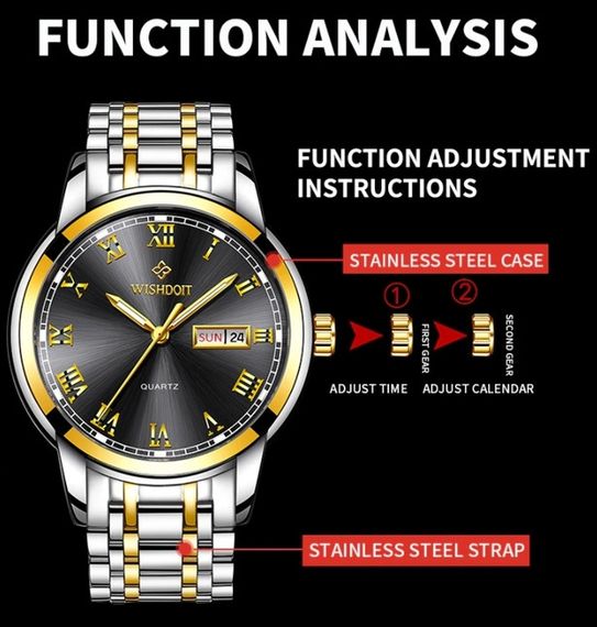 WishDoIt Чоловічий годинник WishDoIt World | Зображення 4