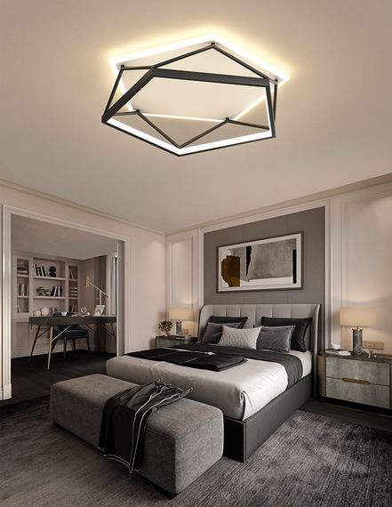 Люстра світлодіодна стельова LED світильник для квартири на стелю лед 27540 Білий 9х49х49 см. | Зображення 4