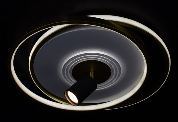 Люстра світлодіодна стельова LED світильник для квартири на стелю лед з пультом 26851 Золото 15х42х49 см. | Зображення 4