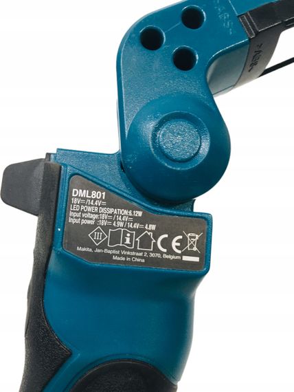 Фонарь светодиодный аккумуляторный Makita DEBDML801 (240 лм, LXT, без аккумулятора и зарядного устройства) | Зображення 5