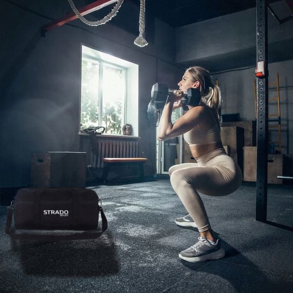 Cпортивная сумка Strado Sport черная на 25л | Зображення 3
