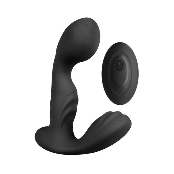 Вібромасажер простати S Pleasures Premium FUZZY, чорний, з рельєфом, 10 режимів вібрації, нагрів | Зображення 2