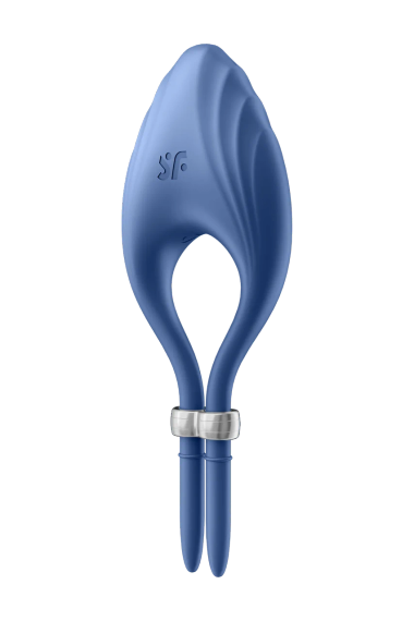 Регульоване ерекційне кільце з вібрацією Satisfyer Duelist, синій Sex Aura