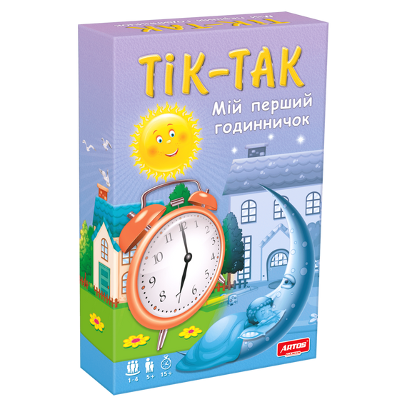 Дитяча розвиваюча гра "Тік-Так" 0819 перший годинник