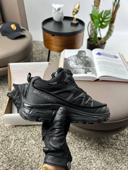 Мужские зимние кроссовки  Salomon XT-6 Black Fur, Вьетнам 46 | Зображення 8