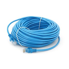 Патч-корд литой RITAR,CCA,UTP,RJ45,Cat.5e,30m,синий Q50