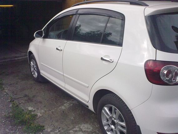 Накладки на ручки (4 шт, нерж) OmsaLine - Італійська нержавійка для Volkswagen Golf Plus | Зображення 1