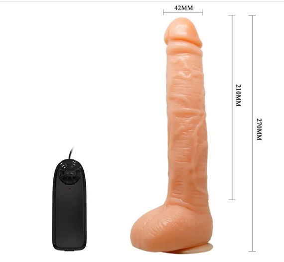 Вібратор на присосці "SEXTOY TOP PENIS Sex Aura | Зображення 5