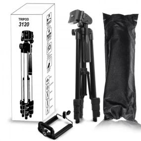Штатив металевий універсальний для телефону та фотоапарата Tripod 3120 портативний трипод 0,35-1.02м