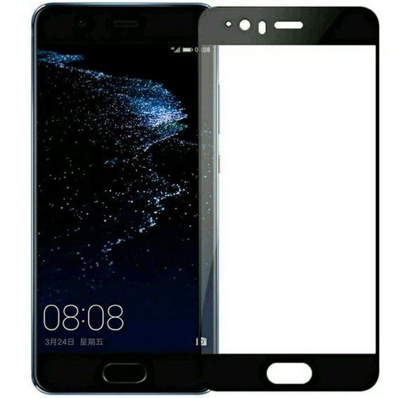 Захисне скло 2.5D на весь екран для Huawei P10 Plus колір Білий | Зображення 3