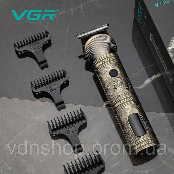 Професійна машинка для волосся VGR V-962, Перукарська машинка акумуляторна професійна JQ-10 | Зображення 4