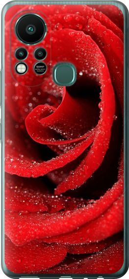 Чехол на Infinix Hot 11S Красная роза "529u-2757-17620"