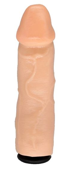 Страпон-насадка EGZO NSTR29 реалистичная телесная для системы Vac-U-Lock Sex Aura | Зображення 1