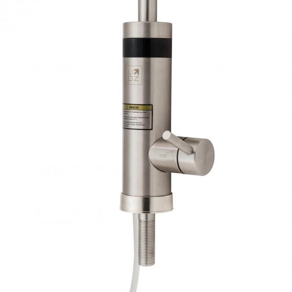 Проточный кран-водонагреватель кухонный для кухни Lidz Warm 060 LDWAR060NKS35881 Nickel | Зображення 3