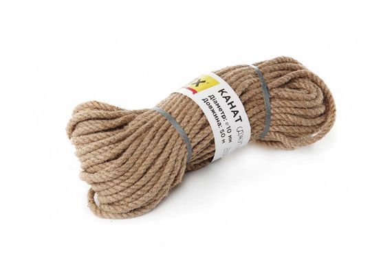 Канат (джут 100%) 8 мм 50 м UNIFIX 6995641 | Зображення 1