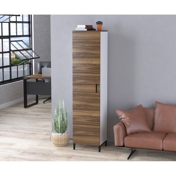 Шкаф офисный Loft Design LT-450-1900 белый дуб палена | Зображення 3