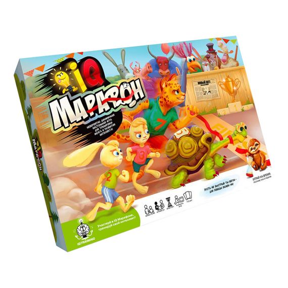 Настольная игра "IQ Марафон" G-IQM-01-01U на укр. языке