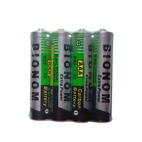 4 батарейки ААА (R03, мізинчикові) Babydoll Універсальний. Різнобарвний bionom