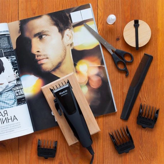 Многофункциональный триммер для стрижки волос и тела MAGIO, Машинка для стрижки от акб OH-53 | Зображення 9