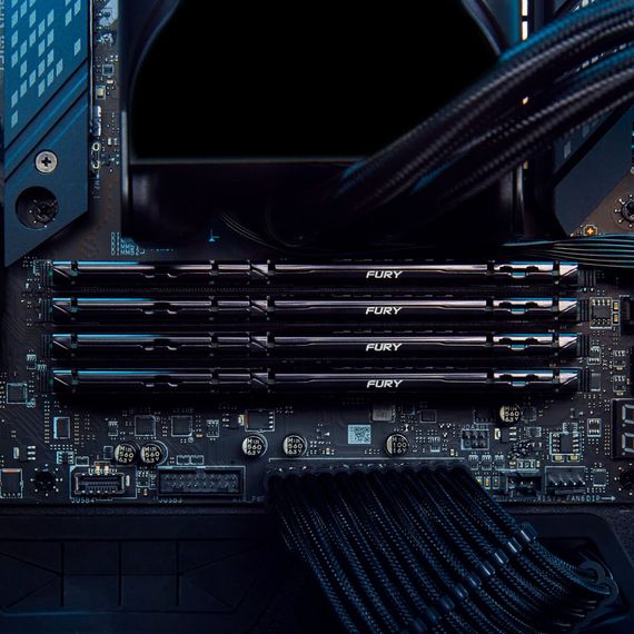 Модуль пам'яті для комп'ютера DDR5 16GB (2x8GB) 6000 MHz Beast Kingston Fury (ex.HyperX) (KF560C36BBEK2-16) | Зображення 8