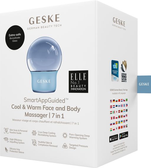 Масажер для обличчя і тіла GESKE Cool&Warm Face and Body Massager 7в1 aquamarine | Зображення 7