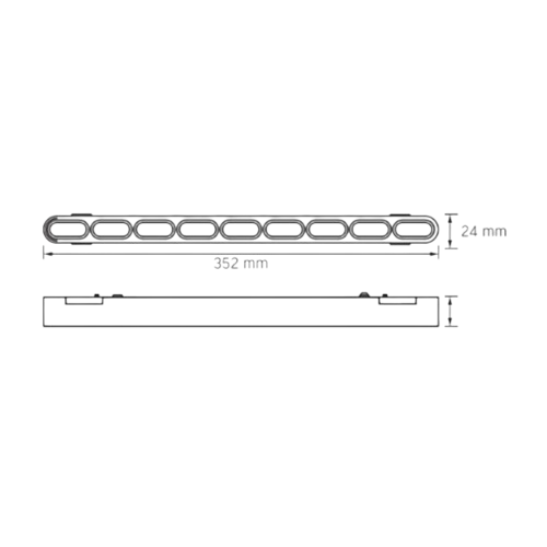 LED Світильник трековий 18W 4000К 48V чорний VL-TRMS-LD19B Videx | Зображення 1